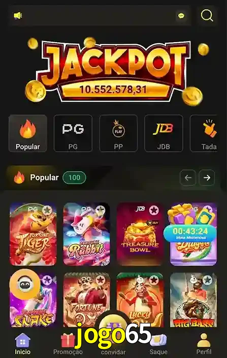 Promoções Especiais no jogo65 App